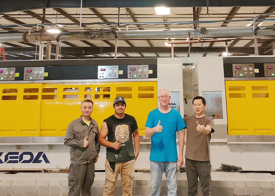 重要市場突破！科達(dá)石材機(jī)械新品在美國成功投產(chǎn)